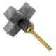 Grey Cross Marble Stone Cabinet Knobs